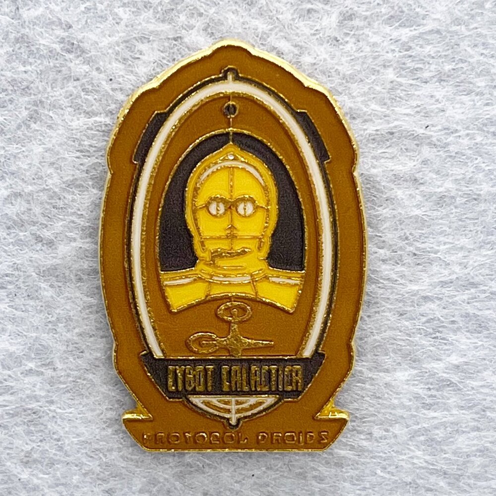 🔮 5/$25 Disney Star Wars Galaxy's Edge Droid Depot C-3PO Pin‎